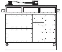 Gehäuse, vst. (Antriebscontainer)