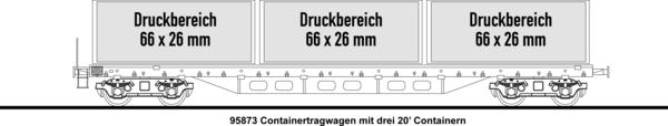 3x20 Containertragwagen