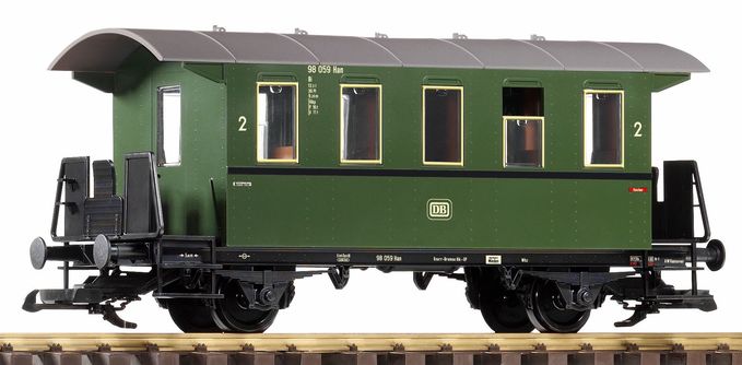 G-DB III 2-Axle 2. Cl. Coach, Green