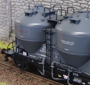 Zementsilowagen Kds67 DB III (3 Bottiche)
