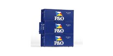 3er Set 20 Container P&O