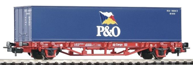 Flat Car w/Container P&O