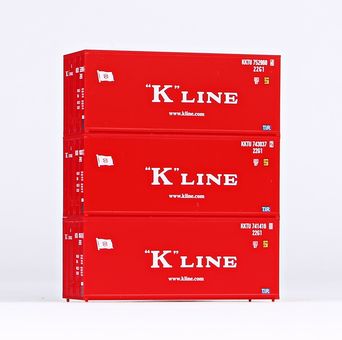 3er Set 20 Container K-Line