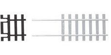 Flex Track End Ties, 31mm Long