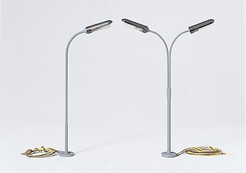 Straßenlampe zweiflammig