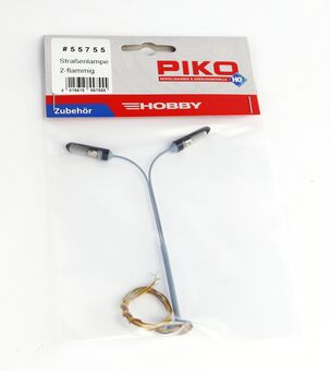 Straßenlampe zweiflammig