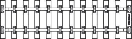 G-SB280 Tie Section, 280mm