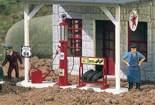 Texaco Antique Gasoline Pump + Acc.