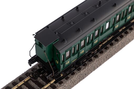 GER: Abteilwagen 3. Klasse SNCB III mit Bremserhaus