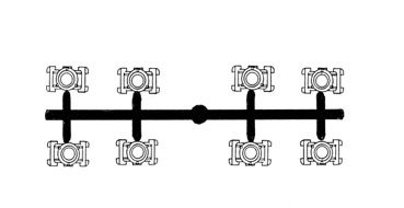 Achslager 4x sw