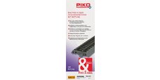 PIKO A-track w roadbed, Transition track to ROCO** GeoLine