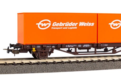 Containertragwagen Lgs579 ÖBB V "Gebr. Weiss"