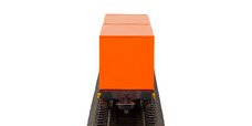 Flatcar w/2 20" Weiss Brothers containers ÖBB V