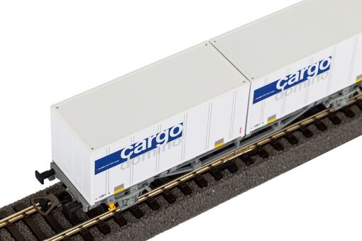 GER: Containertragwagen Cargo Domino SBB V 2x20" Container