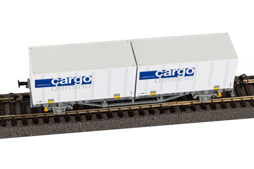 GER: Containertragwagen Cargo Domino SBB V 2x20" Container