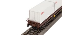 Containerwagen Rs DSB IV mit 3x 20' Containern DSB