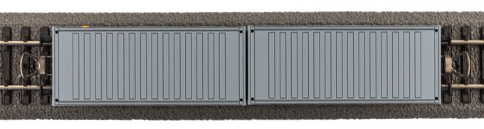 Containertragwagen DR IV 2 x 20' Container "VEB PIKO"