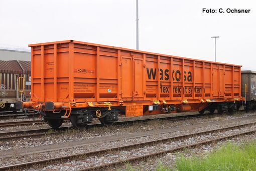 Containertragwagen Sgnns CH-Wasco VI
