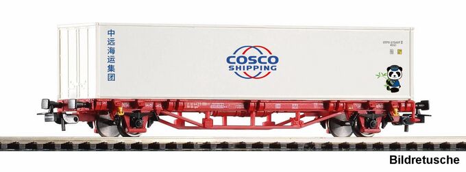 Containertragwagen Lgs Cosco DB AG VI 1x40' Container mit Panda