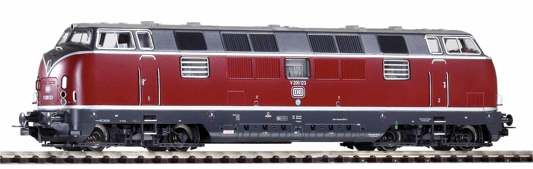 Lok V 200,Lokomotive,Eisenbahn Ansichtskarte color 