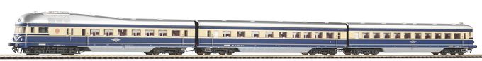 Sound-Dieseltriebwagen Rh 5045 BBÖ III Blauer Blitz, 3tlg. inkl. PIKO Sound-Decoder