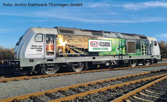 Diesellokomotive TRAXX Stahlwerk Thüringen VI