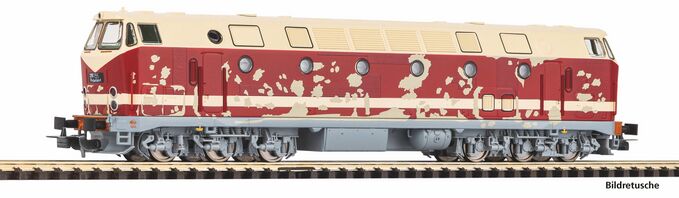 Diesellok BR 119 Probefahrt DR IV