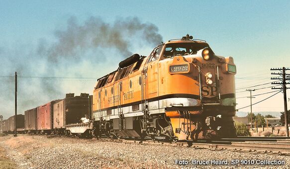 Diesellok/Sound SP 9022 modifiziert, inkl. PIKO Sound-Decoder