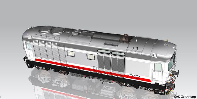 Diesellok D.445 IC Lackierung FS VI