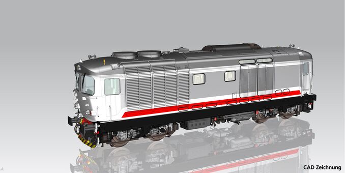Diesellok D.445 IC Lackierung FS VI