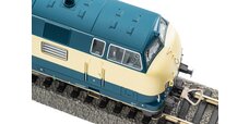 GER: Diesellok BR 221 blau/ beige DB IV + DSS PluX22
