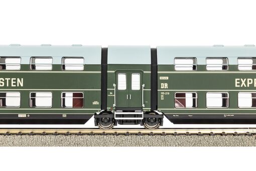 GER: Doppelstock-Gliederzug DGBe12 Express Junger Sozialisten DR III