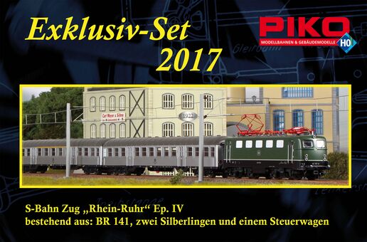 Exklusiv-Set 2017 zum Tag der Offenen Tür: BR 141 DB IV "S-Bahn Zug"