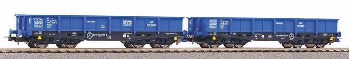 2-car set Low-side gondola= 401Zp Eamos, PKP Cargo VI