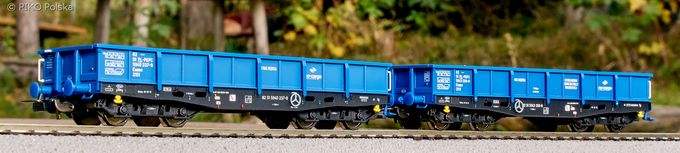 2-car set Low-side gondola= 401Zp Eamos, PKP Cargo VI