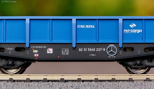 2-car set Low-side gondola= 401Zp Eamos, PKP Cargo VI