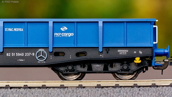 2-car set Low-side gondola= 401Zp Eamos, PKP Cargo VI