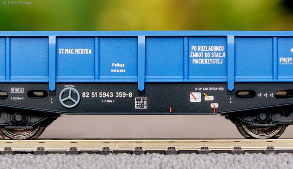 2-car set Low-side gondola= 401Zp Eamos, PKP Cargo VI