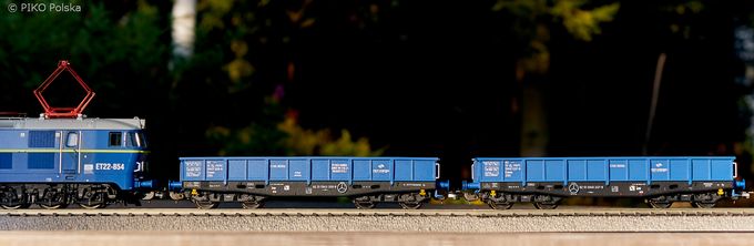 2-car set Low-side gondola= 401Zp Eamos, PKP Cargo VI