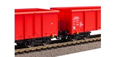 2er Set Offene Güterwagen Eaos DB AG V mit Sandladung