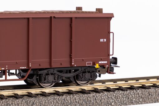 2er Set Offene Güterwagen Eaos DB AG VI mit Holzladung