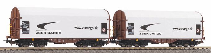 2er Set Schiebeplanenwagen Shimmns ZSSK VI