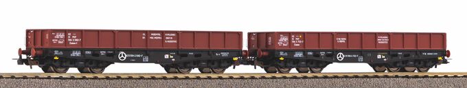 2 pc. 401Zb Flatcar set PKP V