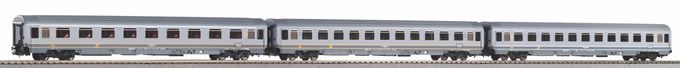 3 pc. Eurofima Passenger car set Bigrigio FS V