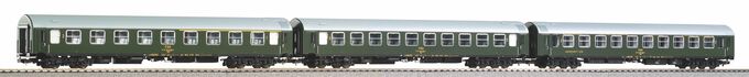 3 pc. "Y" D 250 "Zapadni" Passenger car set CSD IV