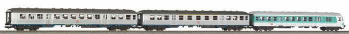 3 pc. Commuter train passenger car set DB V