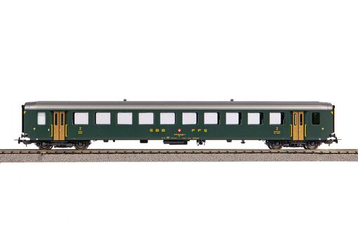 EW I 2nd Cl. Passenger car w/old lettering SBB IV