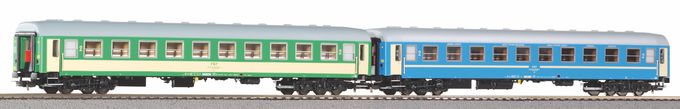 2 pc. Passenger car set PKP IC VI #1