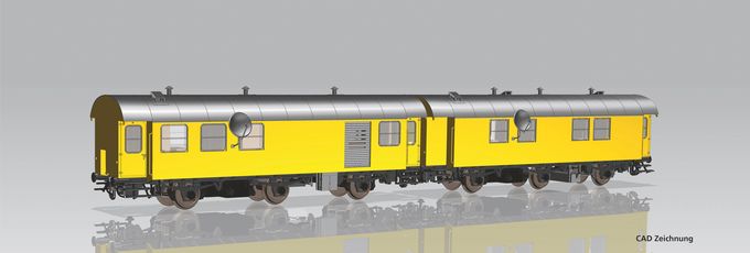 2-car Construction train set 3yg "Bahnbau" DB AG VI