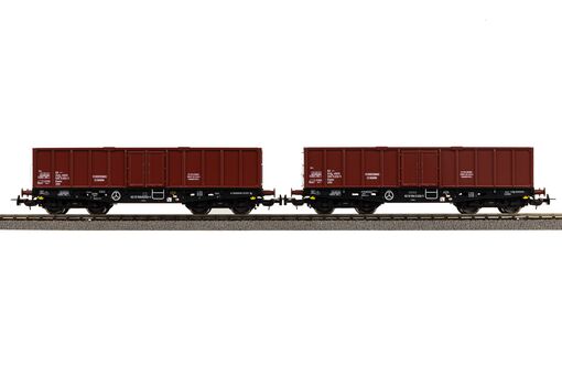 GER: 2er Set offener Güterwagen 401zk PKP VI